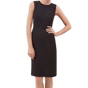 Hobbs -704 Women's London Black‎ Adaline Sheath Dress Size 8